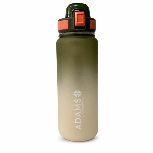 Sticla apa plastic, frosted, olive, 850ml, Adams Supplements