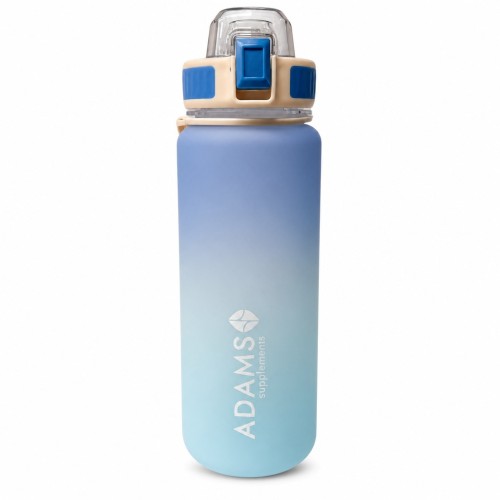 Sticla apa plastic, frosted, blue, 850ml, Adams Supplements