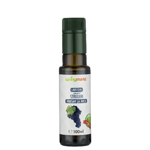 Ulei din Samburi de Struguri, presat la rece, 100ml, springmarkt