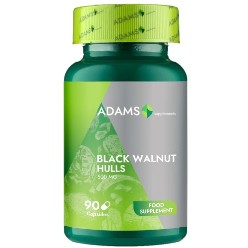 Black Walnut Hulls 500mg pentru sÄƒnÄƒtatea digestivÄƒ È�