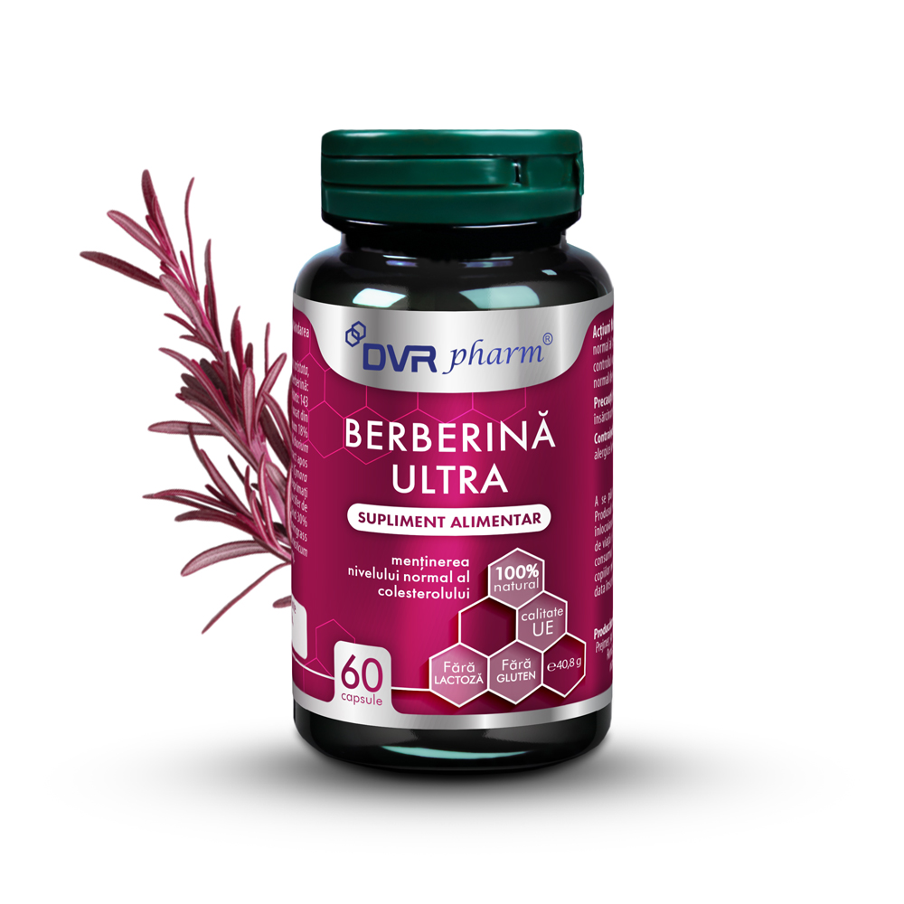 BERBERINĂ ULTRA – 60 capsule