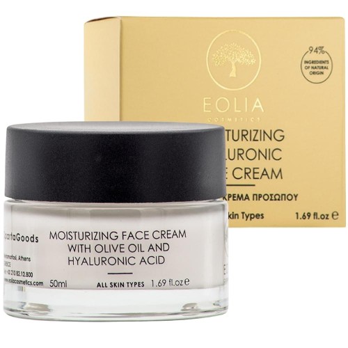 Crema de fata Hidratanta cu Ulei de Masline si Acid Hialuronic, 