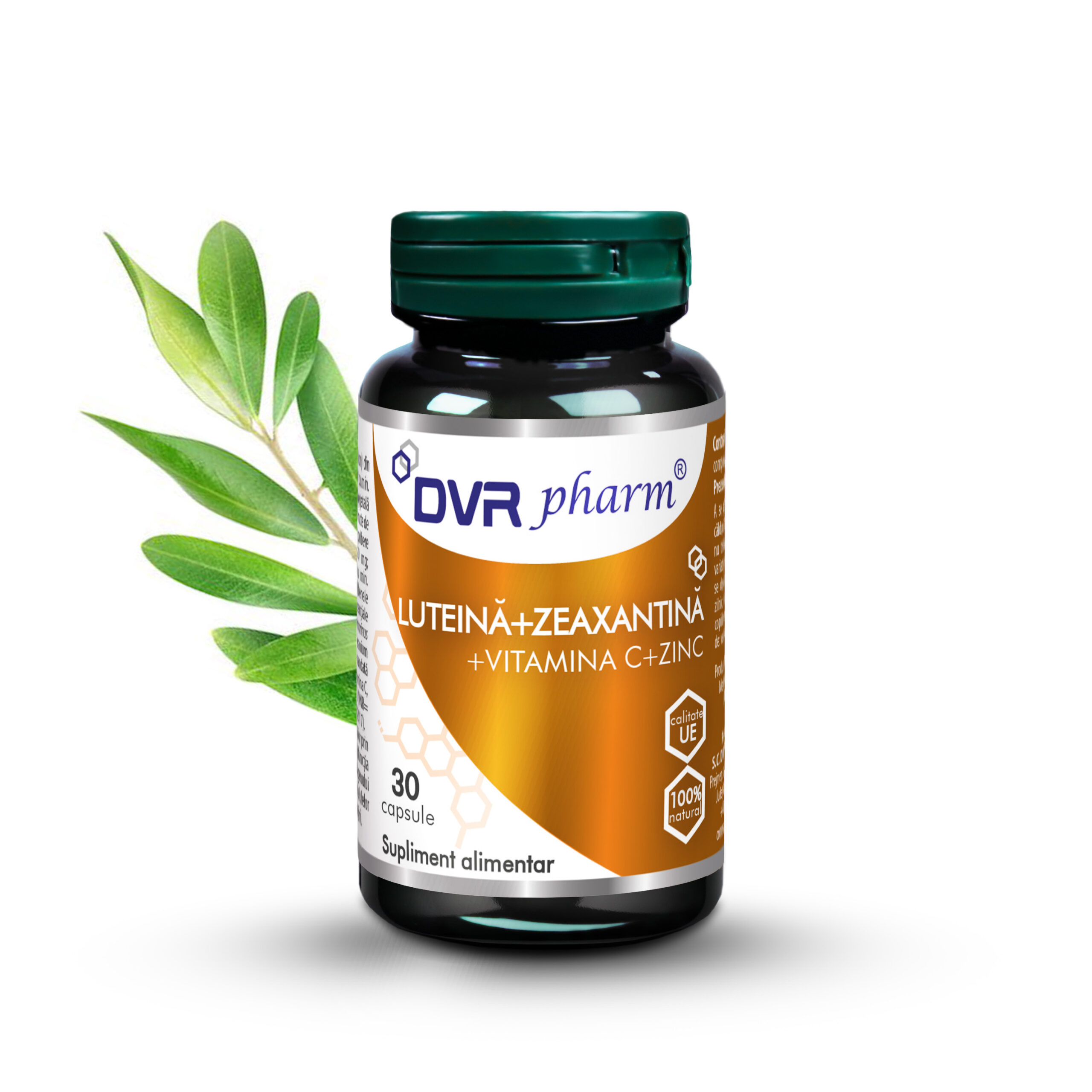 LUTEINĂ + ZEAXANTINĂ + VITAMINA C + ZINC - 30 capsule