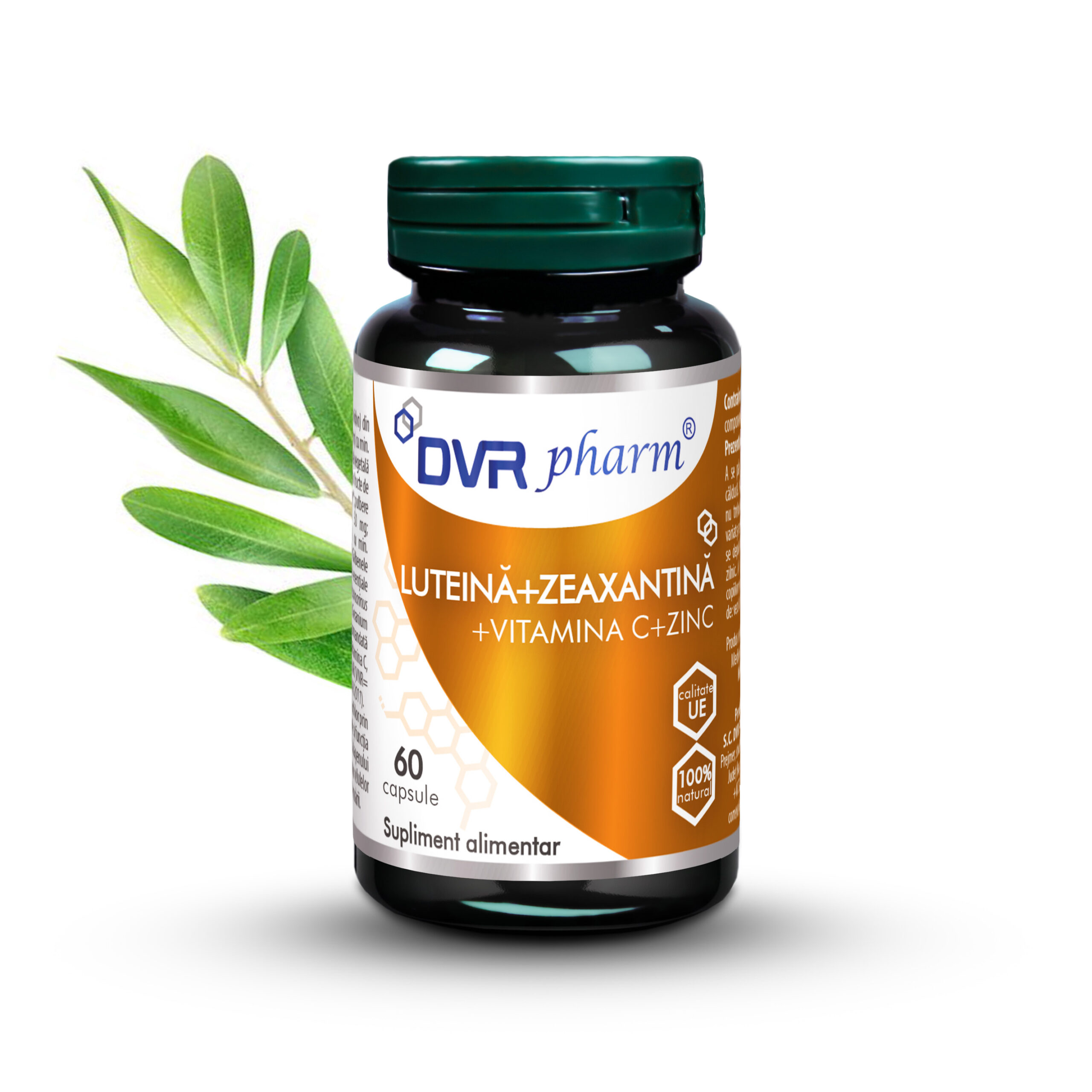 LUTEINĂ + ZEAXANTINĂ + VITAMINA C + ZINC - 60 capsule
