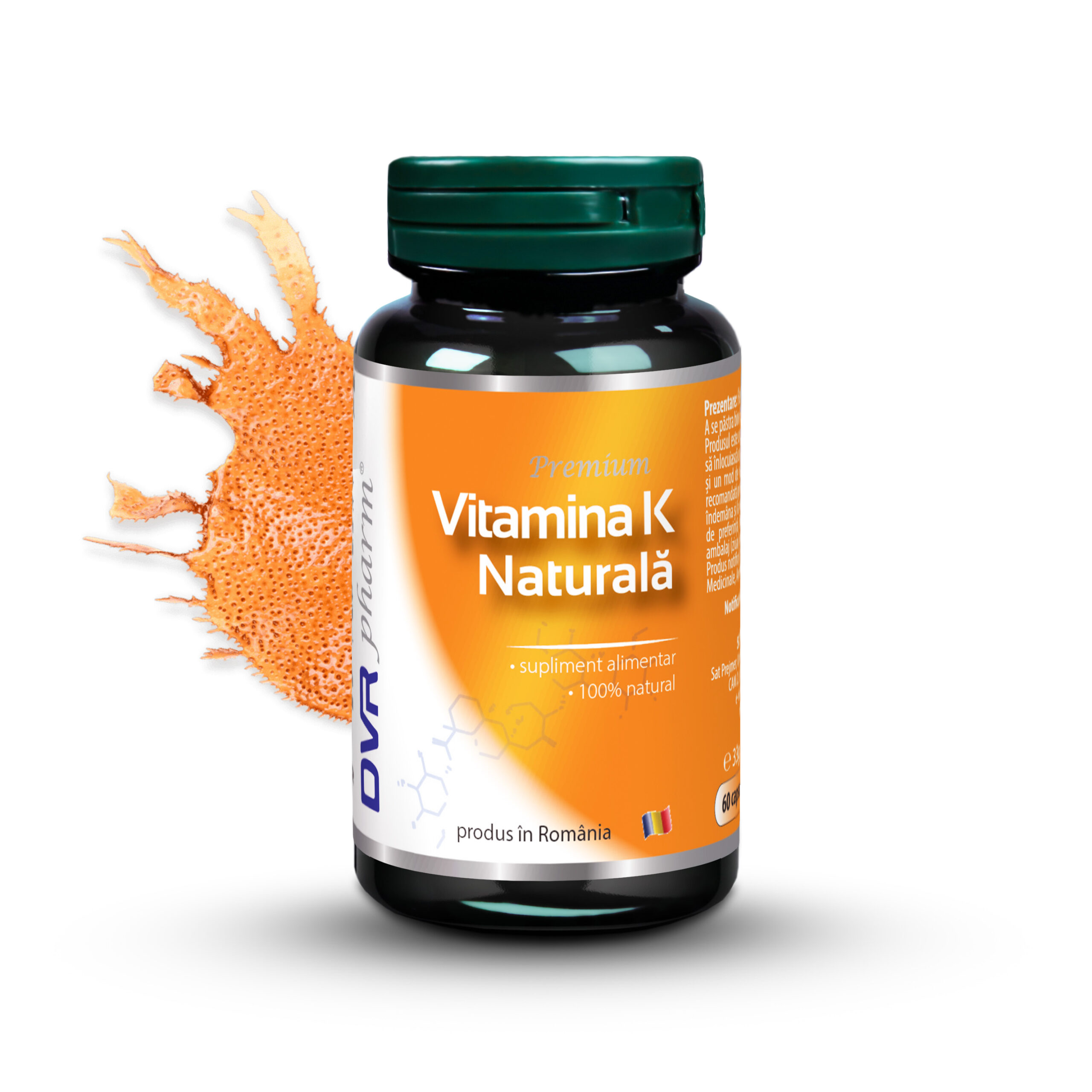 VITAMINA K NATURALĂ - 60 capsule