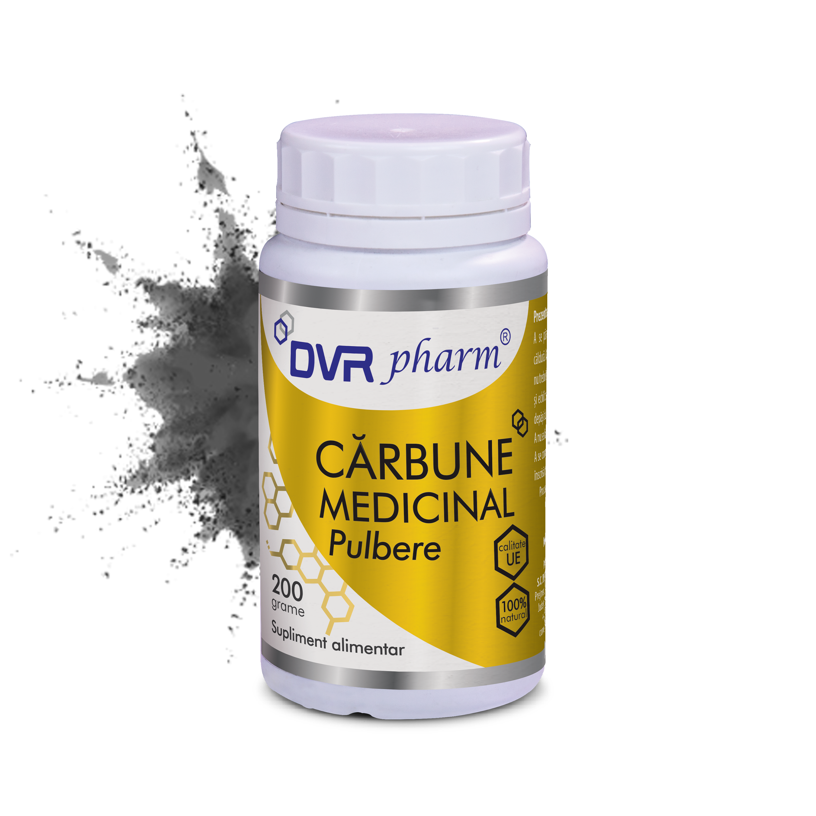 CĂRBUNE MEDICINAL - pulbere 200 g