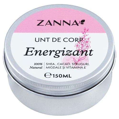 Unt de corp Energizant, 150ml, Zanna