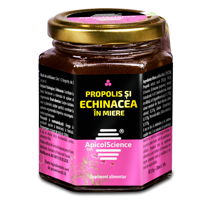 PROPOLIS ȘI ECHINACEA ÎN MIERE - 200 ml