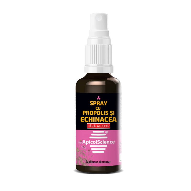 SPRAY CU PROPOLIS ȘI ECHINACEA FĂRĂ ALCOOL – 50 ml