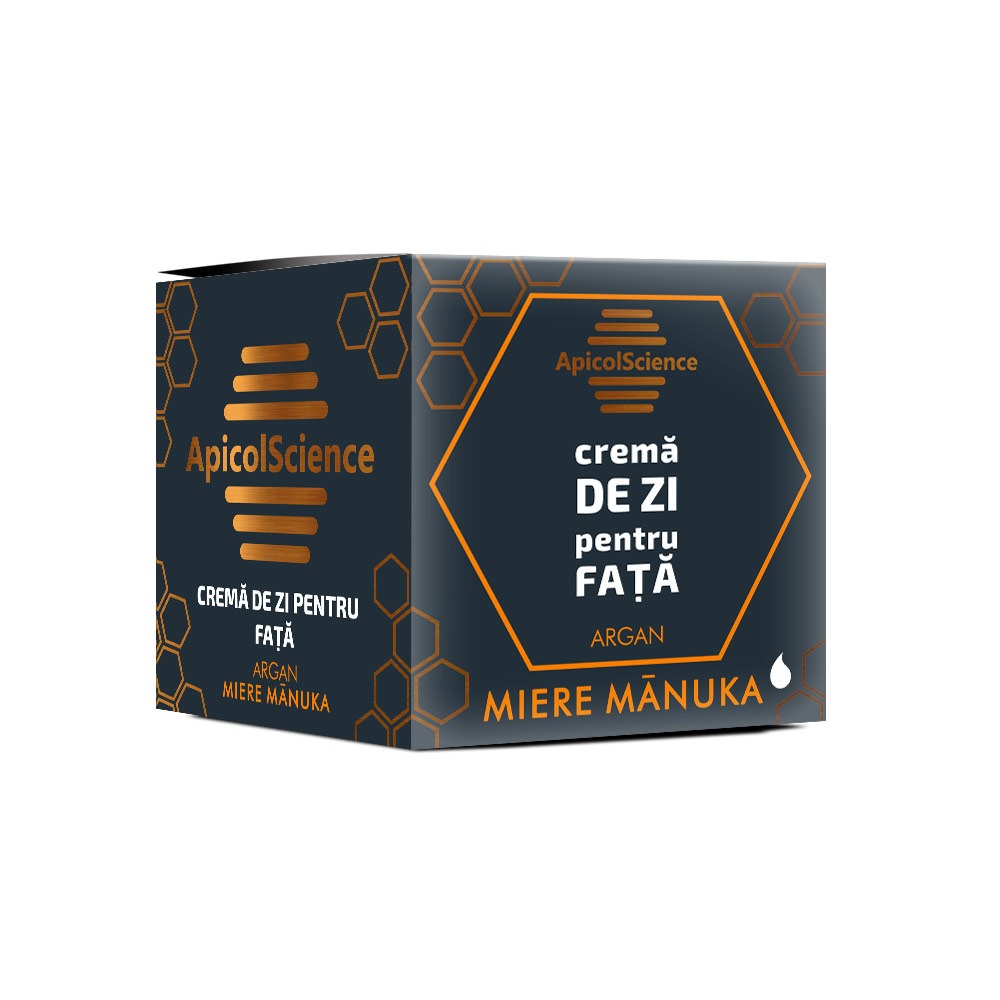 MIERE MANUKA ȘI ARGAN CREMĂ DE ZI PENTRU FAȚĂ - 50 ml