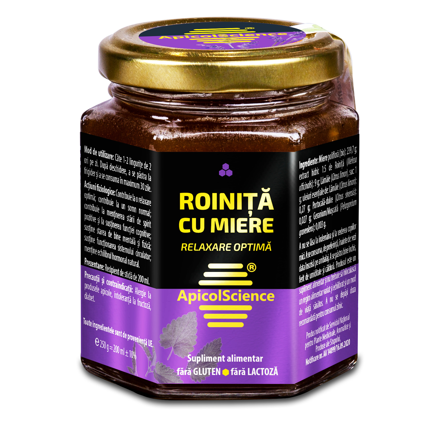 ROINIȚĂ CU MIERE - 200 ml