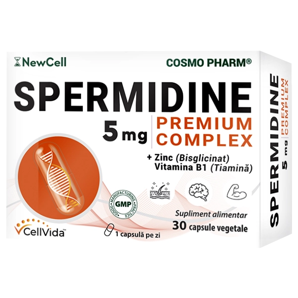 Spermidine Premium Complex, 5 mg, 30 capsule vegetale