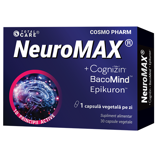 Neuromax + Cognizin®, BacoMind - Memorare, Concentrare, Perform