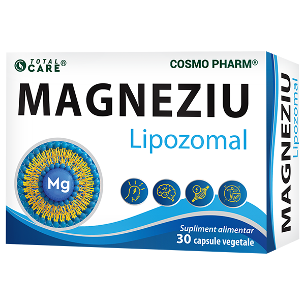 Magneziu Lipozomal, 30 capsule vegetale