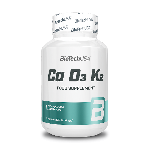 Ca-D3-K2 90cps. Biotech USA
