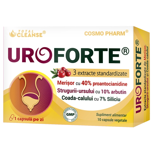 Uroforte, 10 capsule vegetale