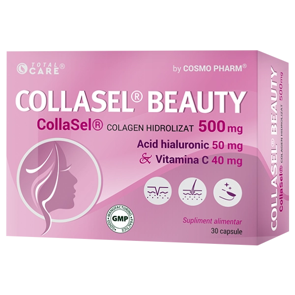 COLLASEL® BEAUTY - Colagen Hidrolizat + Acid Hialuronic, Vitami