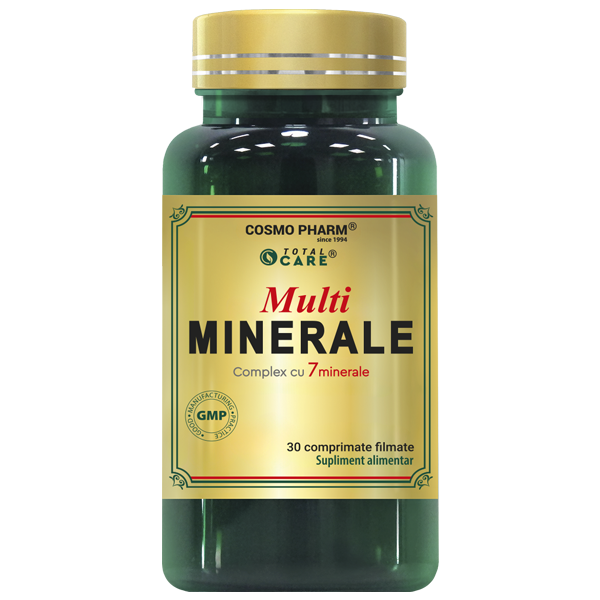 Multiminerale, 30 comprimate filmate 30 comprimate
