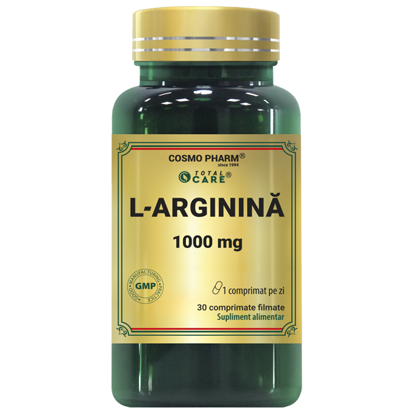 L-arginina 1000 mg, comprimate filmate 30 comprimate