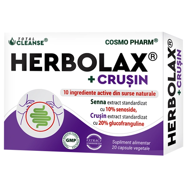 Herbolax® + Crusin, 20 capsule vegetale
