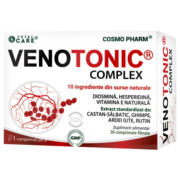 Venotonic Complex, 30 comprimate filmate