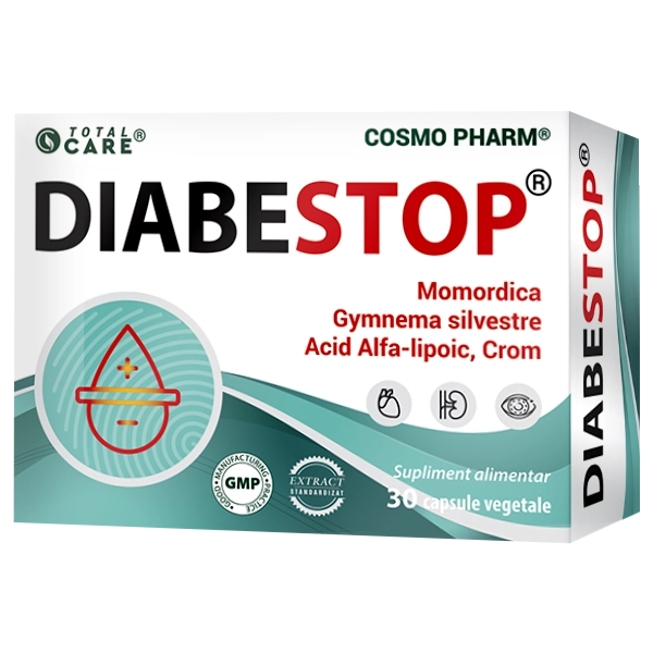 Diabestop, 30 capsule vegetale