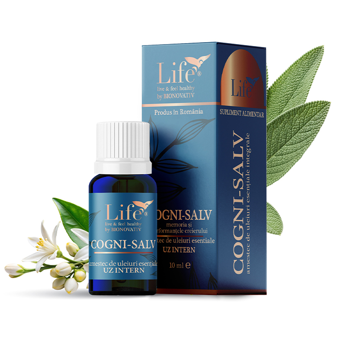 COGNI-SALV 10 ml - amestec de uleiuri esențiale integrale