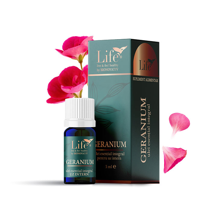 GERANIUM – ulei esențial integral – 5 ml