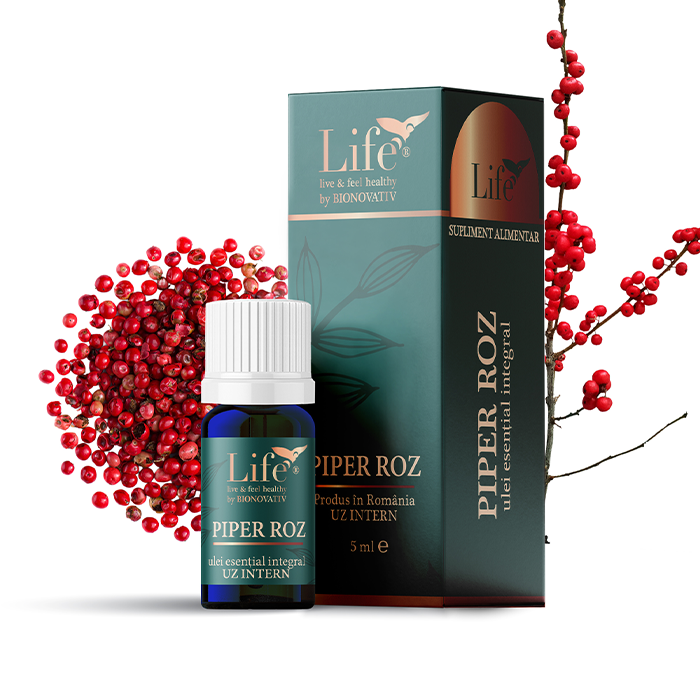 PIPER ROZ – ulei esențial integral – 5 ml