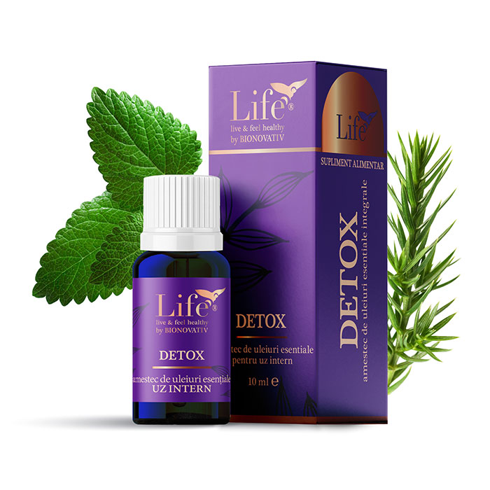 DETOX – combinație de uleiuri esențiale – 10 ml