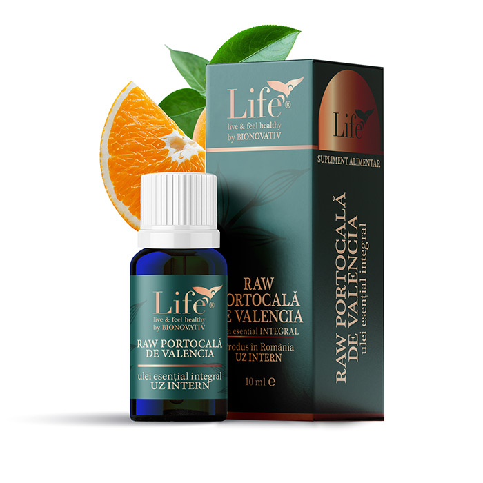 RAW PORTOCALĂ DE VALENCIA – ulei esențial integral – 10 ml