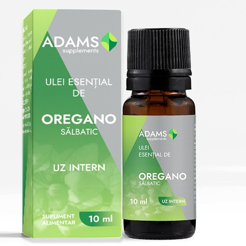Ulei esential de Oregano salbatic, uz intern, 10ml, Adams Supple