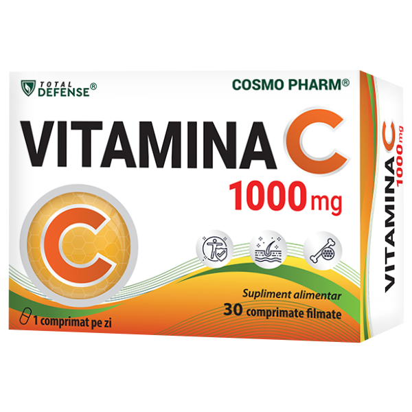 Vitamina C 1000 mg - imunitate, energie și protecție antioxida