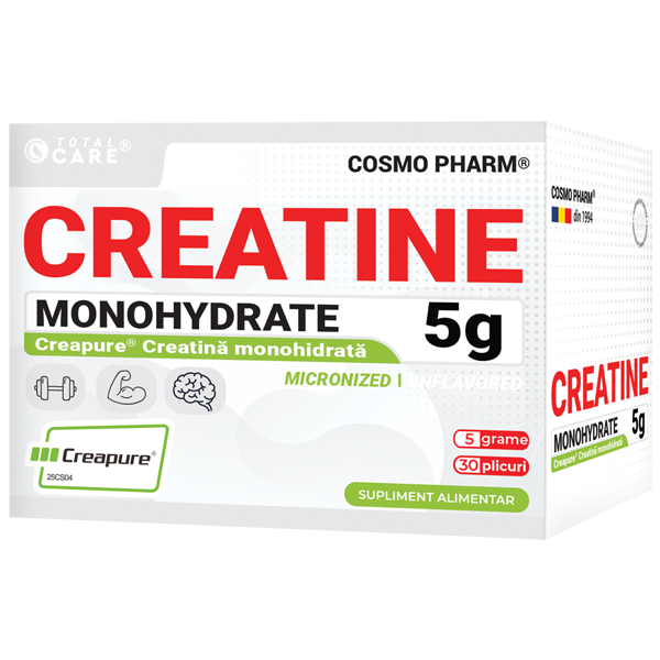 Creatina Monohidrata Creapure® 5 g x 30 plicuri