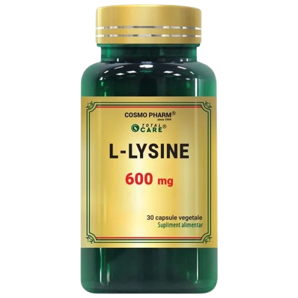 L-LYSINE 600 mg – Aminoacid Esențial pentru Imunitate, Reface
