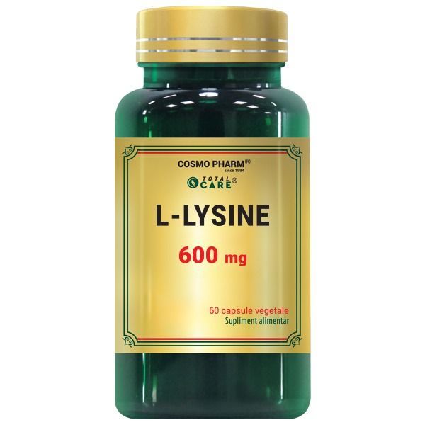 L-LYSINE 600 mg – Aminoacid Esențial pentru Imunitate, Reface