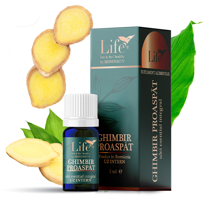 GHIMBIR PROASPĂT – ulei esențial integral – 5 ml