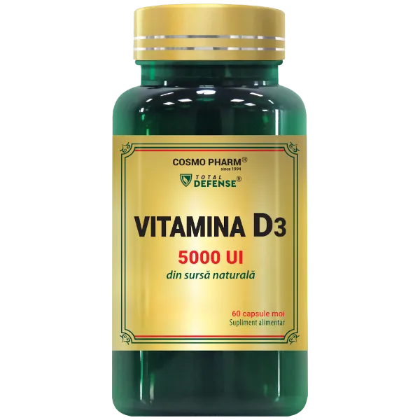 VITAMINA D3 5000 UI 60 capsule