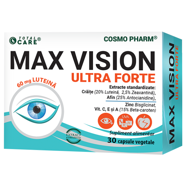 MAX VISION® ULTRA FORTE – claritate naturala pentru ochii tai