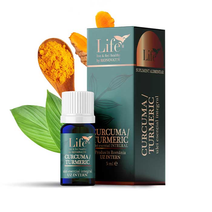 CURCUMA/TURMERIC ulei esențial integral – 5 ml