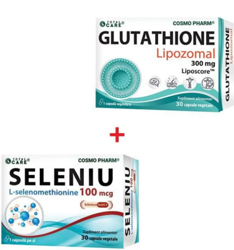 Esențial Redox Protect - GLUTATHIONE 300 30 CPS + SELENIU 10 MC