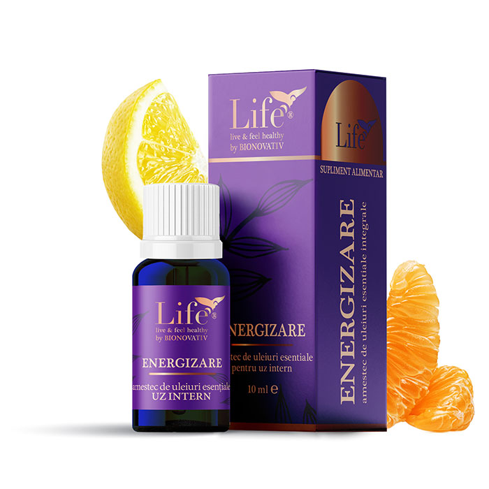 ENERGIZARE – combinație de uleiuri esențiale – 10 ml