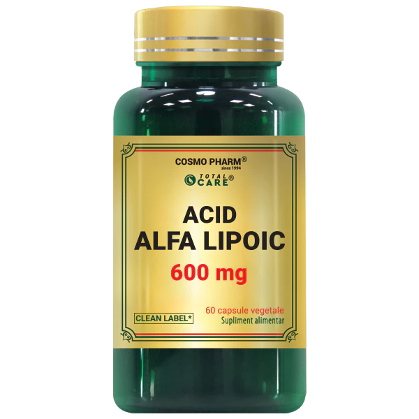 ACID ALFA LIPOIC (ALA) 600 mg 60 capsule
