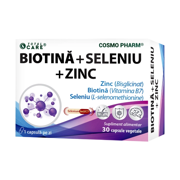 Biotina+ Seleniu+ Zinc