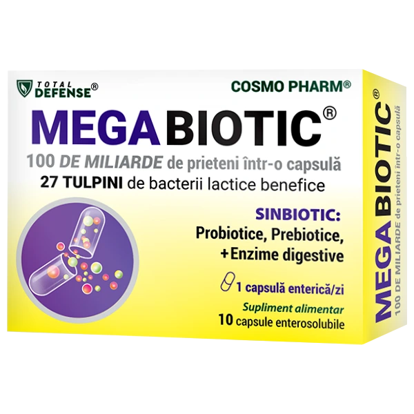 MEGABIOTIC® 100 Miliarde de Prieteni într-o capsula