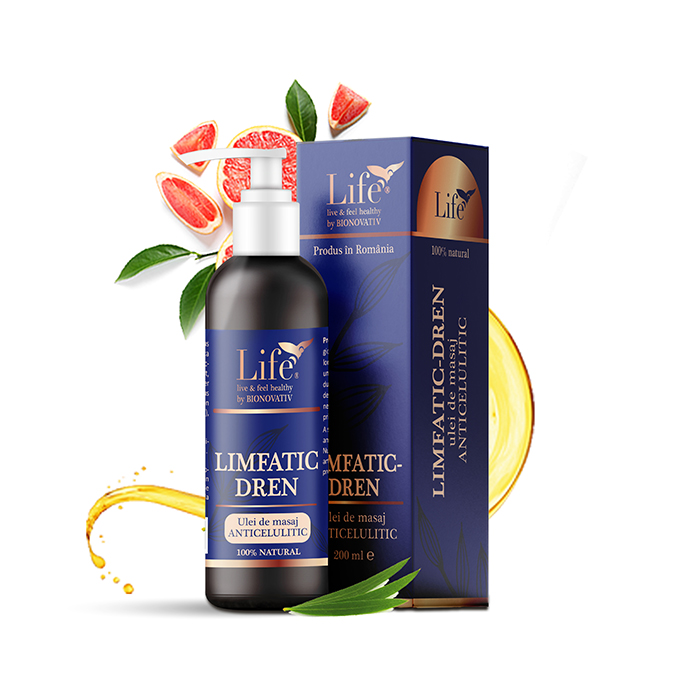 LIMFATIC-DREN ulei de masaj – 200 ml