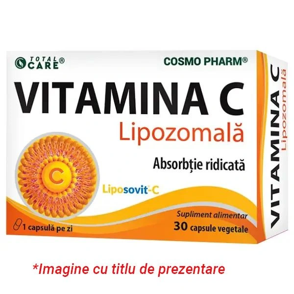 Vitamina C Lipozomala Liposovit-C - pana la 1000 mg administrare