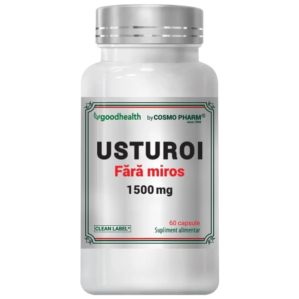 Capsule Ulei de Usturoi Fara Miros 1500 mg 60 capsule