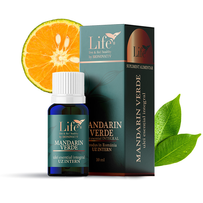 MANDARIN VERDE ulei esential integral 10 ml - Naturamed