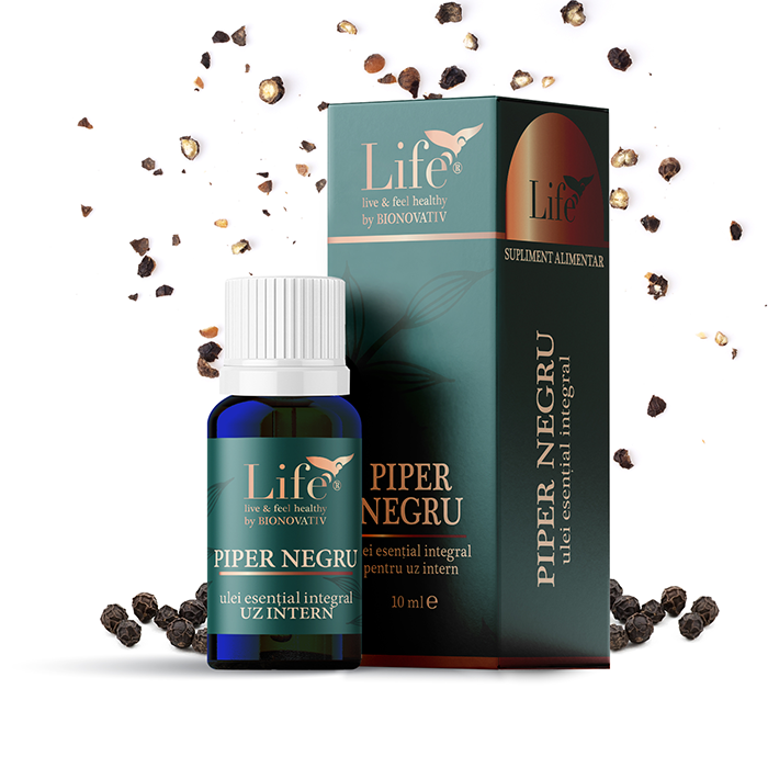 PIPER NEGRU – ulei esențial integral – 10 ml